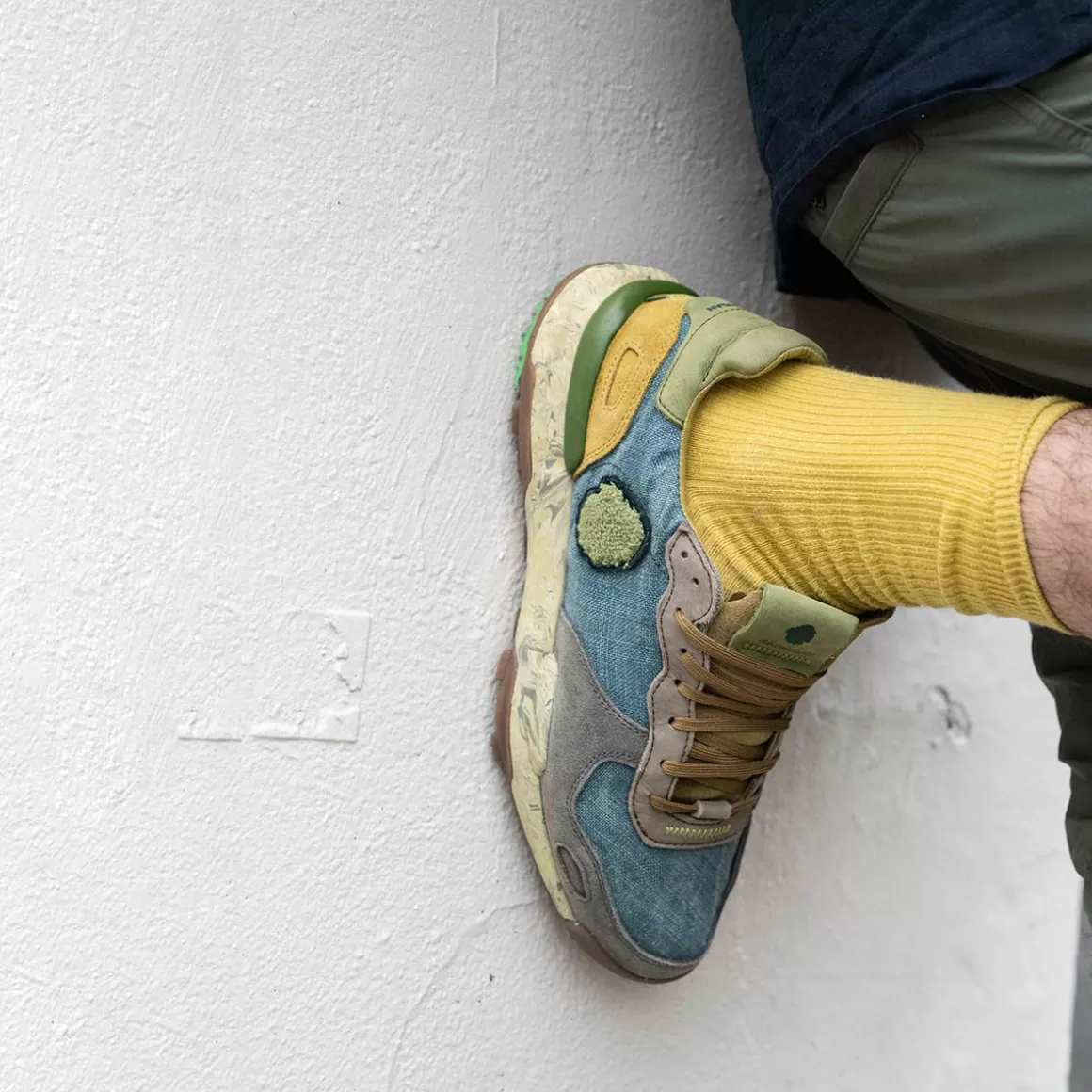 Men Satorisan Trainers-Chacrona Linen