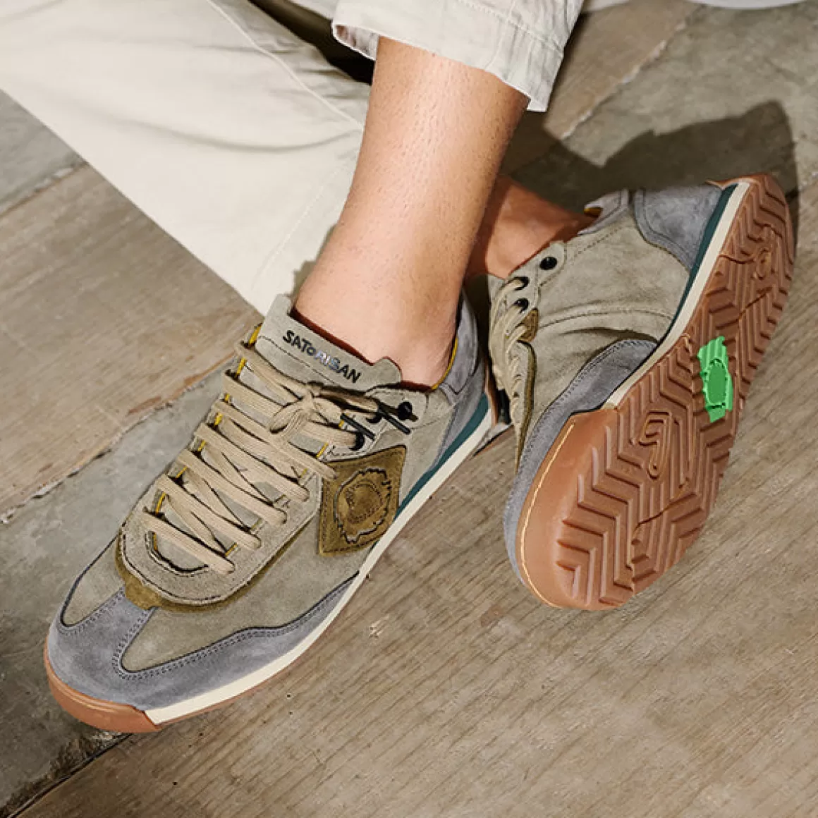 Men Satorisan Trainers-Enso Suede